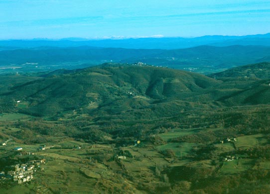 view from the hill of Montieri