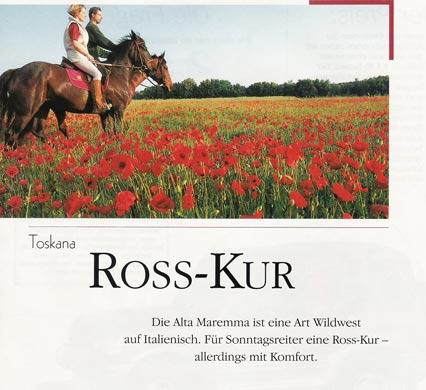 Rosskur, Abenteuer und Reisen, März 1999, Germania